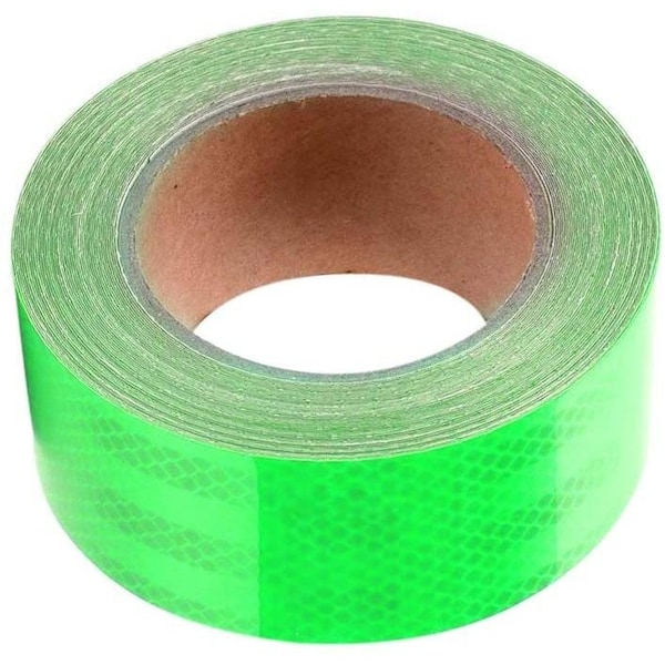 2" in x 50' ft Diamond Trailer Truck Conspicuity DOT Class 2 Reflective Safety Tape - Green